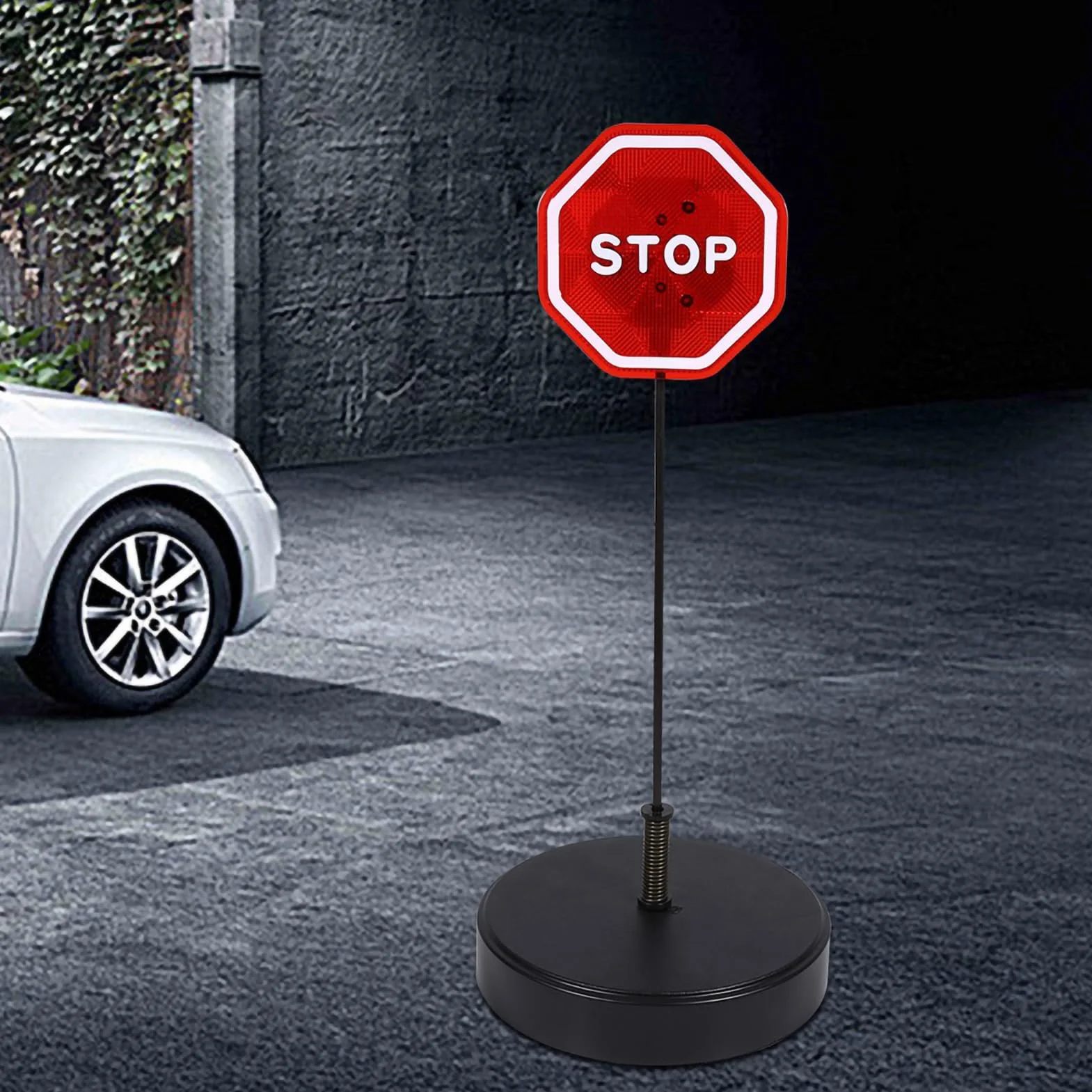 KIMISS Sensore di Arresto LED con Supporto Regolabile Rilevatore di Parcheggio Automatico per Garage