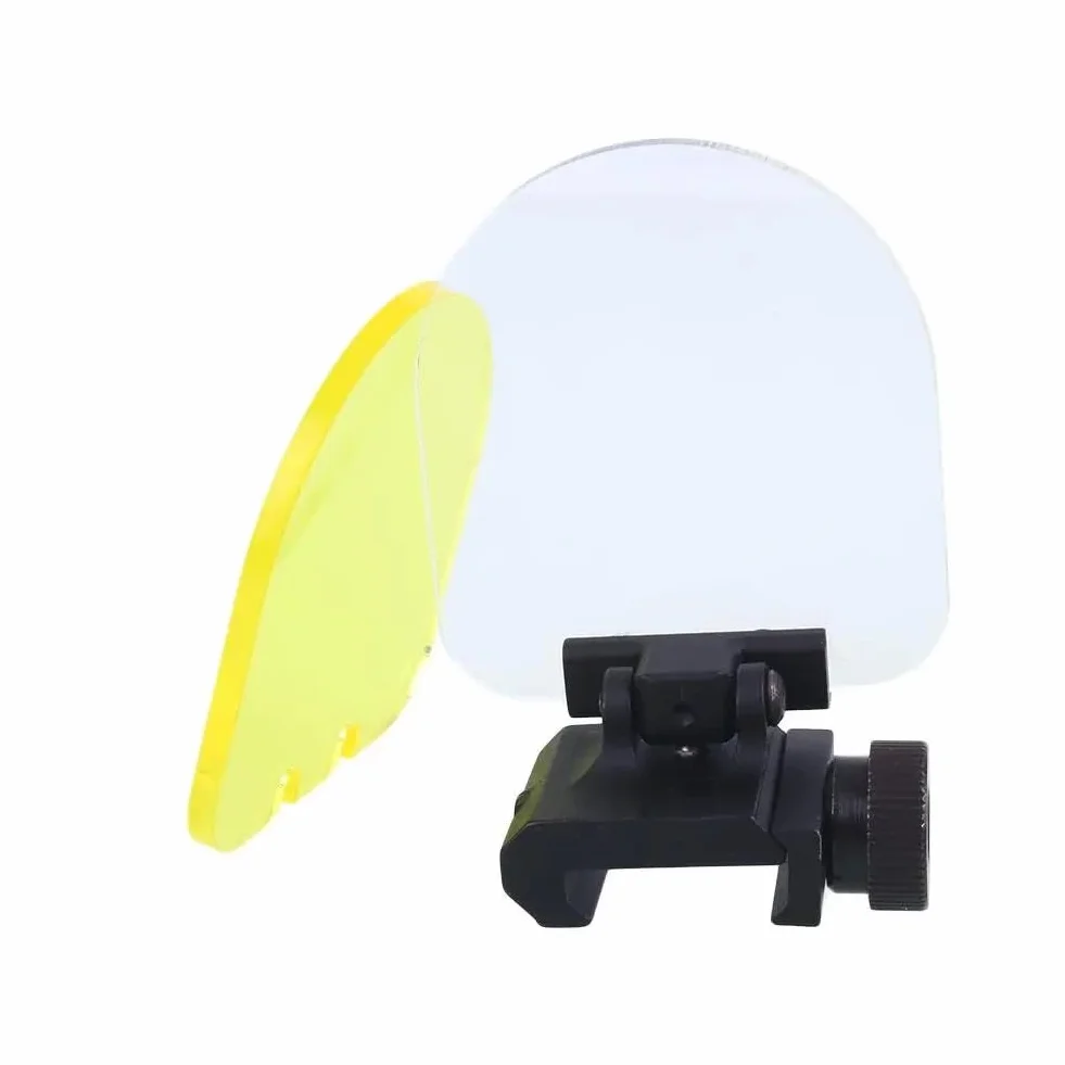 Airsoft Mirino Copertura Protettiva Obiettivo Punto Rosso Verde Piega