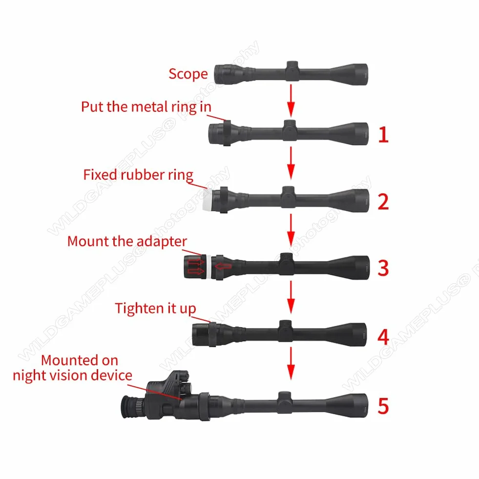 PARD NV007 Night Vision And Adapters