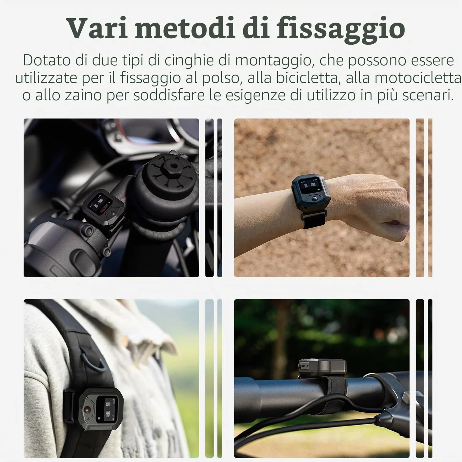 Insta 360 GPS Telecomando Bluetooth compatibile con le Videocamere Insta 360 X5/X4/X3/X2/ACE/ACE PR/ACE PRO 2/GO 3S