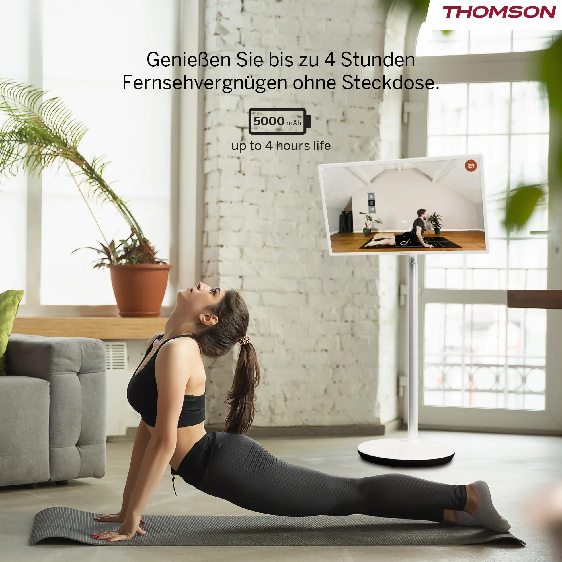 Thomson 32 Pollici TV Android Portatile HD 1366x768 Bluetooth 5.1 Wi-Fi HDMI 32HG4M45