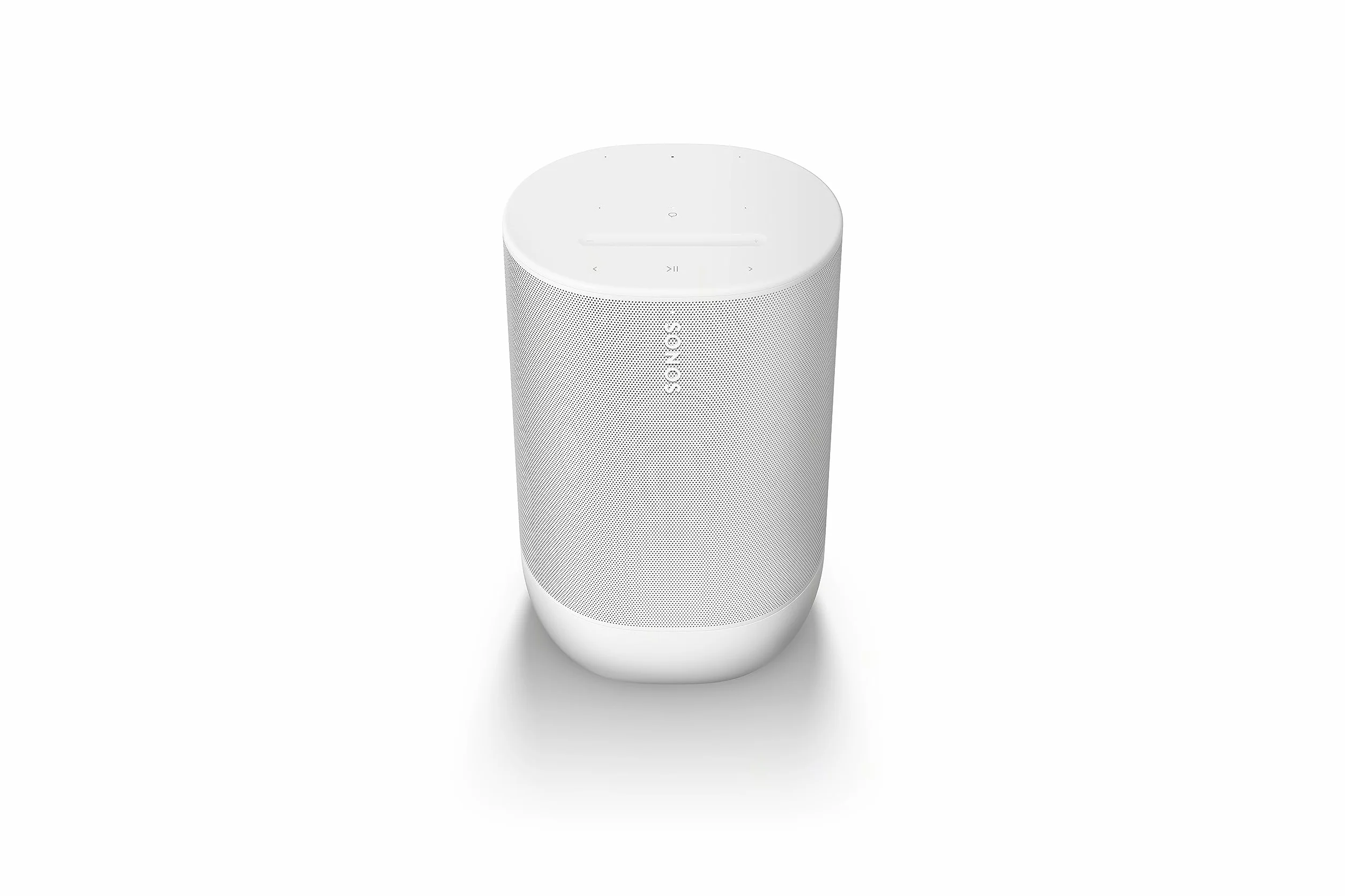 Sonos Move 2 | Speaker portatile wireless con Wi-Fi, Bluetooth, Amazon Alexa, 24 ore di autonomia della batteria, base di ricarica wireless - Bianco
