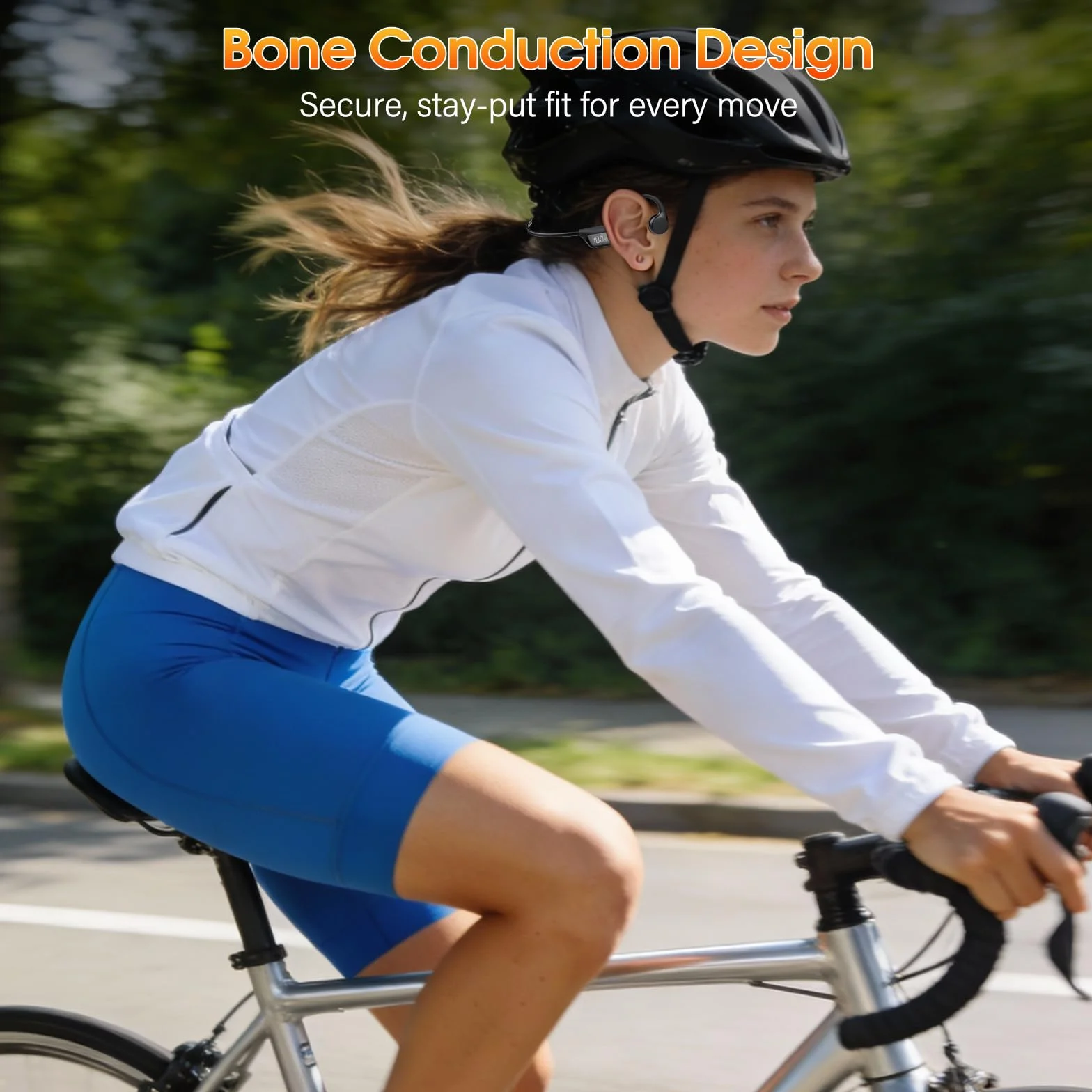 Cuffie Conduzione Ossea Bluetooth 6.0 Cuffie Open Ear Wireless, Auricolari Bluetooth Suono Dual Driver, Display LED, Connessione Doppio Dispositivo e Modalità Gaming, 12 Ore, IP67 per Corsa/Ciclismo
