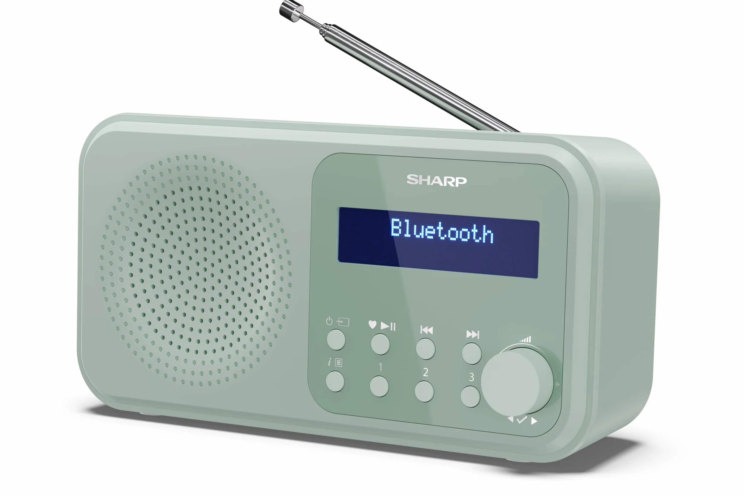 Shap DR-P420(GN) Radio DAB+/DAB/FM Bluetooth Portatile USB Batteria Verde