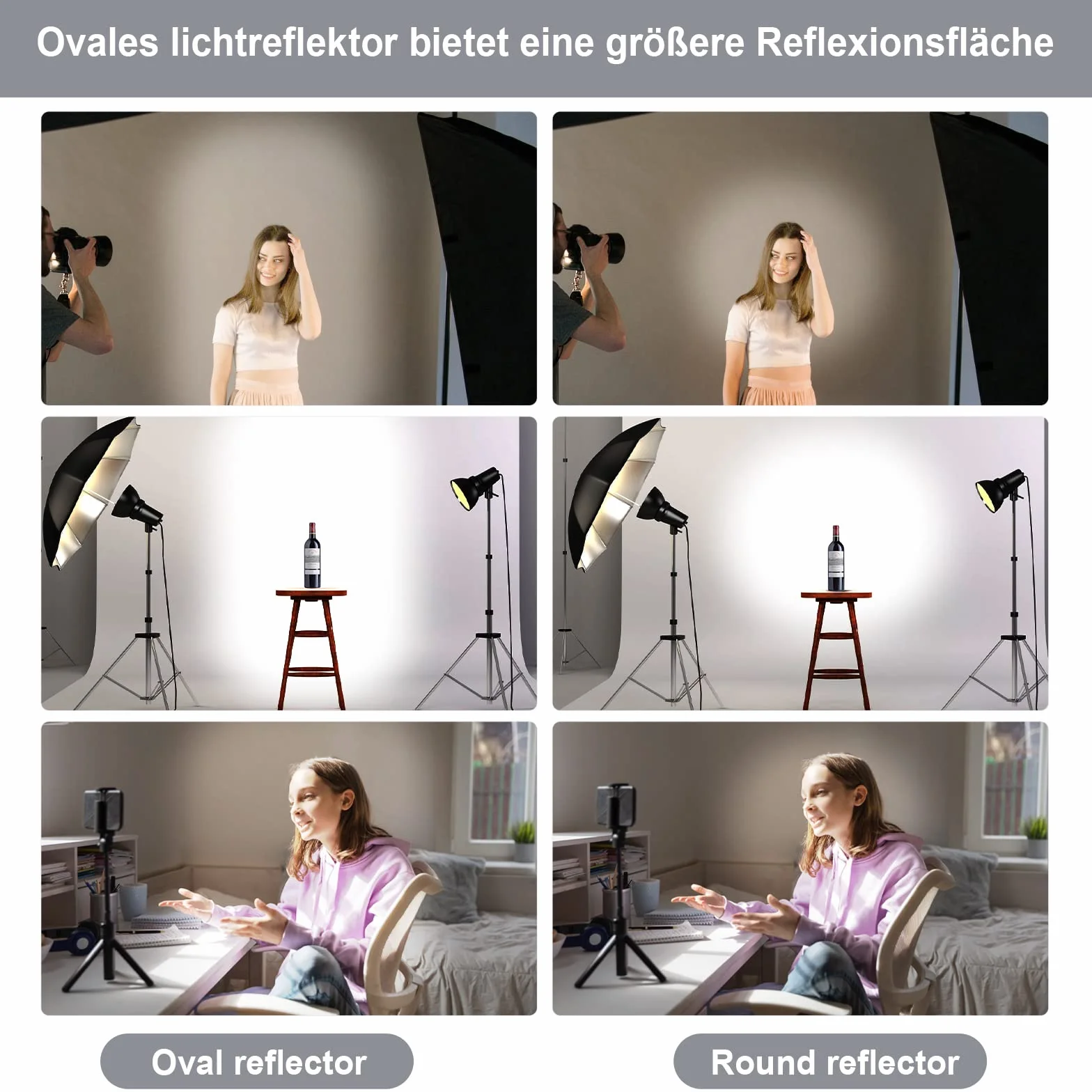 Soonpho Riflettore pieghevole 5 in 1 per fotografia, diffusore ovale, 60 x 79 pollici, 150 x 200 cm, oro, argento, nero, trasparente, bianco con clip e custodia per illuminazione esterna