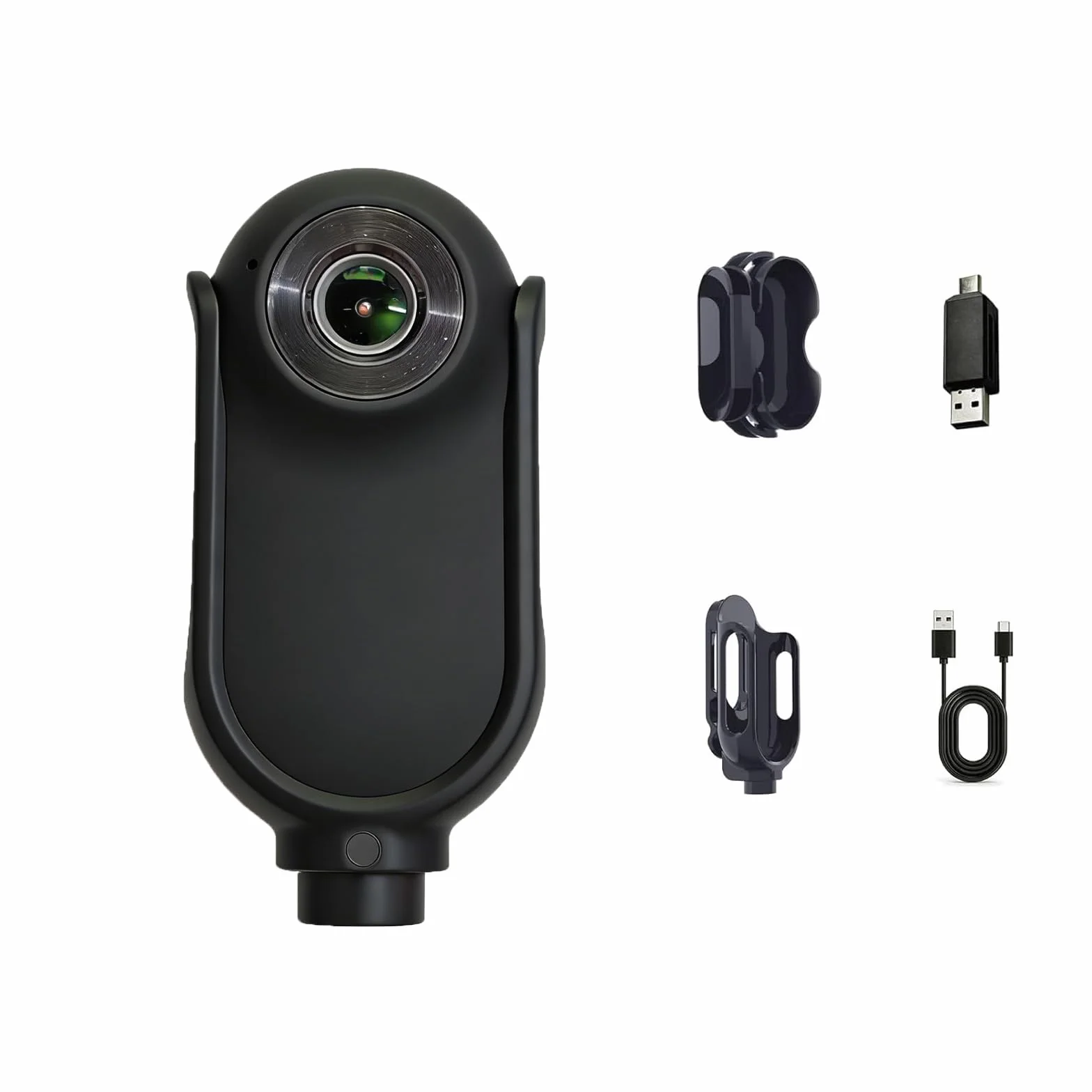 Xilecam Mini Action Cam 1080p Telecamera Animali Telecamere Nascoste da Esterno Body Cam e Accessori（Nero）