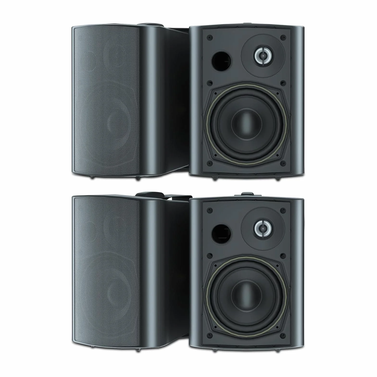 STUDIOFINIX Altoparlanti 5,25 pollici 600 watt Bluetooth per interni ed esterni