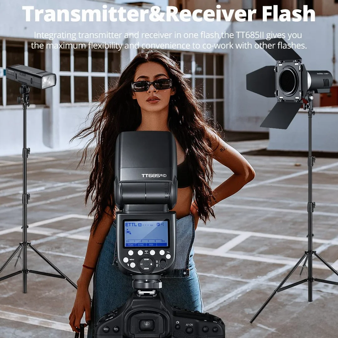 Godox TT685IIN Speedlite Flash 1/8000s HSS GN TTL TCM 2,4G X System for Nikon