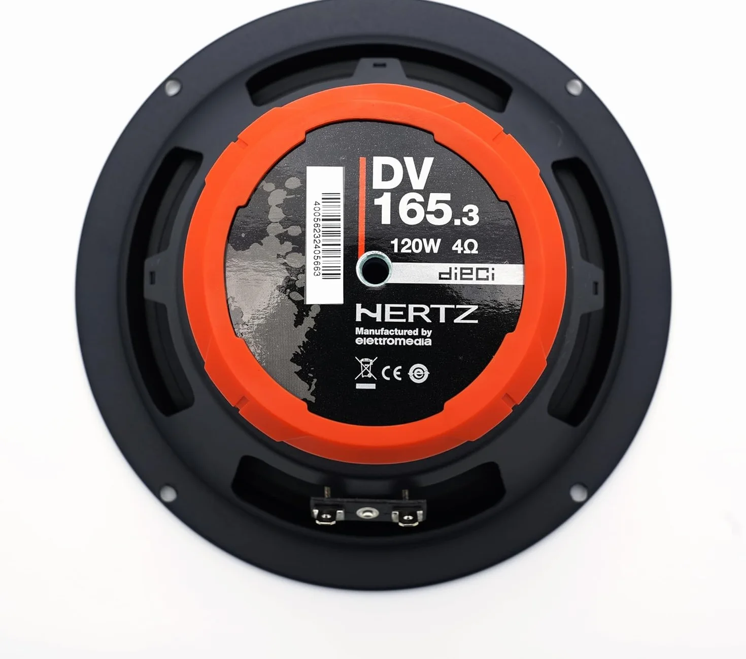 Kit 6 Casse Altoparlanti per Fiat 500L e 500X Anteriori e Posteriori compatibile con Hertz DSK165.3+DCX165.3 Set 2 Woofer 2 Tweeter 2 Coassiali 4 Anelli 4 Cavi (No Plug and Play)