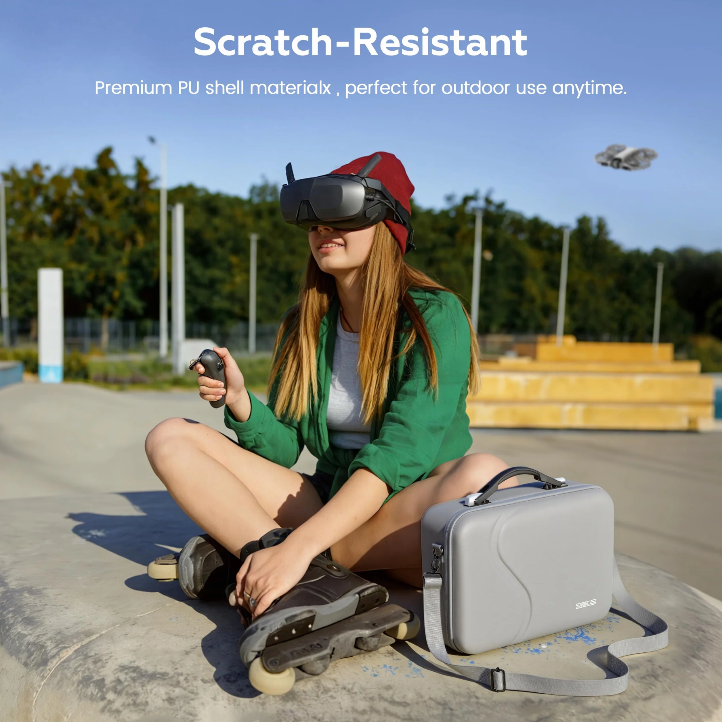 STARTRC, custodia per accessori Neo 2, borsa portatile in PU per DJI Neo 2 Motion Fly More Combo per RC Motion 3, occhiali N3, hub di ricarica