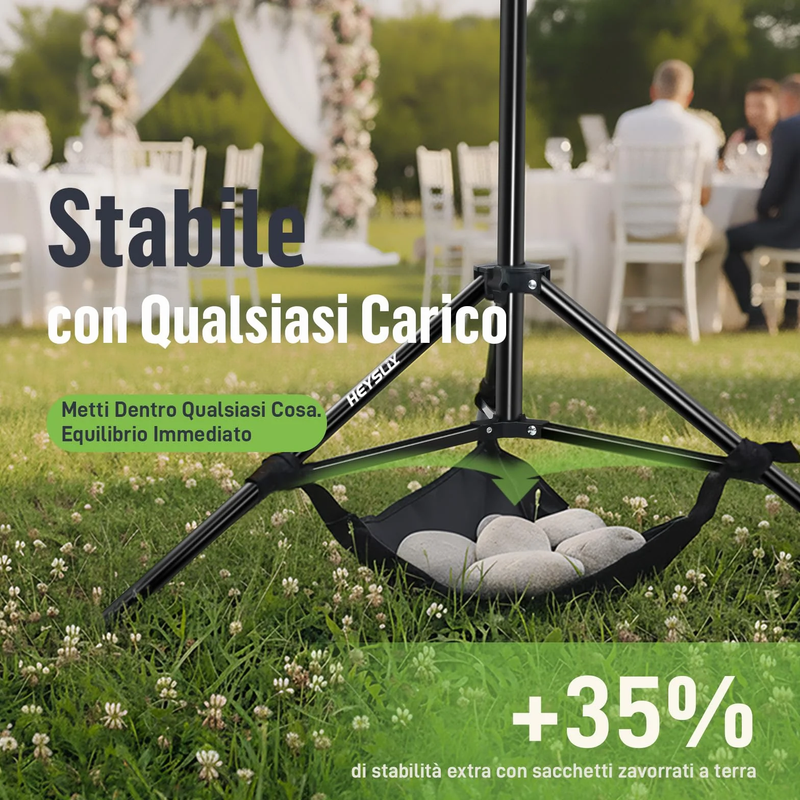 Set Supporto Fondale Fotografico 3x2m – Struttura Portatile Regolabile con Borsa per Studio, Matrimonio, Feste e Video YouTube