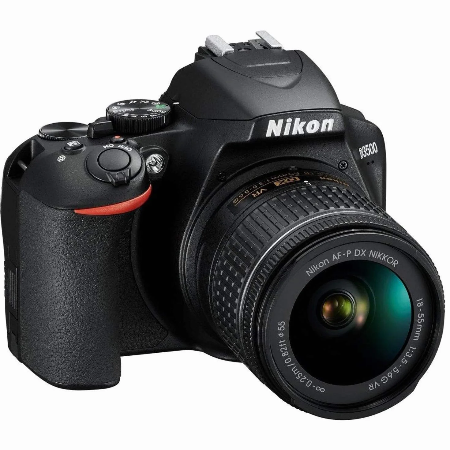 Nikon D3500 Fotocamera Reflex Digitale con Obiettivo Nikkor AF-P 18/55VR, 24,2 Megapixel, LCD 3", Nero (Ricondizionato)