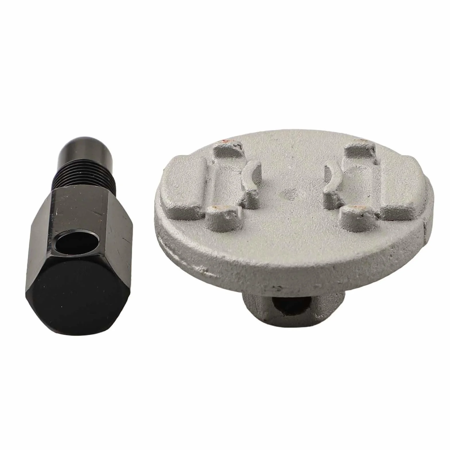 Chiave di riparazione per motosega per modelli 52/58/2500, strumento di arresto del pistone da 14 mm con compatibilità con volano della frizione 25, set di attrezzi per lo smontaggio della