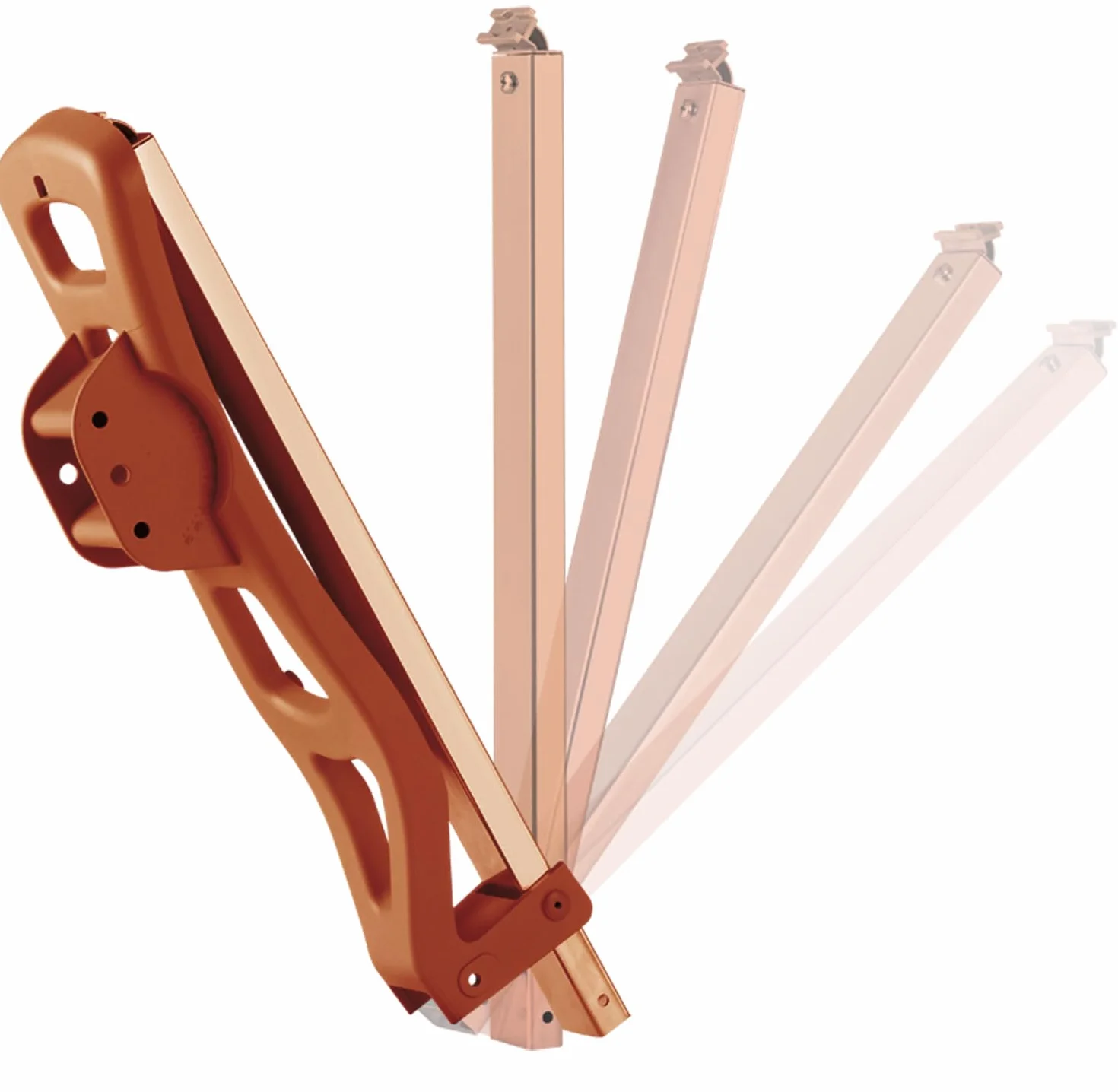 SCHWAIGER 265 Antenna satellitare 88cm Antenna SAT in alluminio Impianto satellitare Offset Antenna LNB Braccio di supporto Montaggio su palo Specchio satellitare Rosso mattone