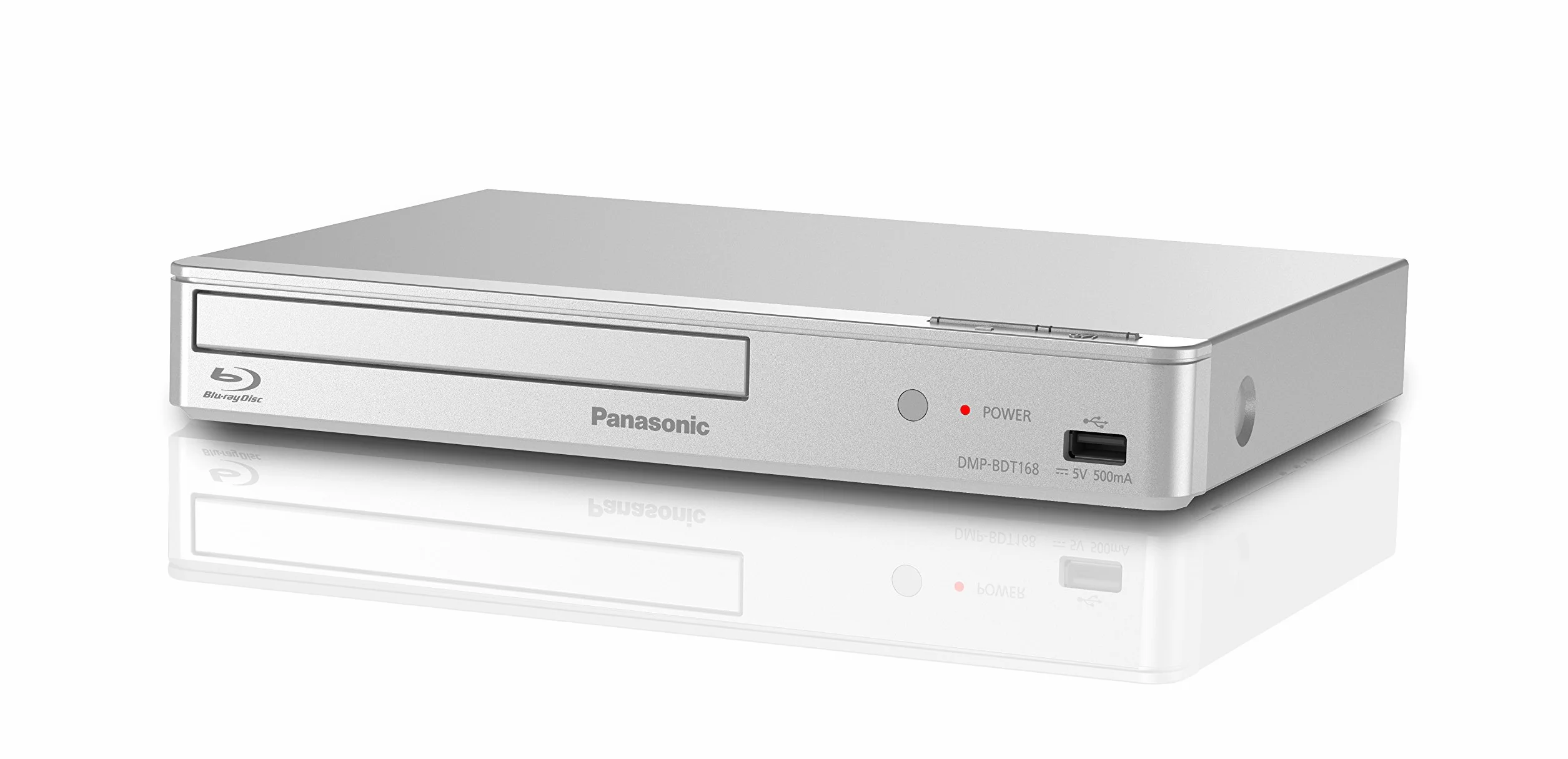 Panasonic DMP-BDT168EG, Lettore Blu-Ray, Argento