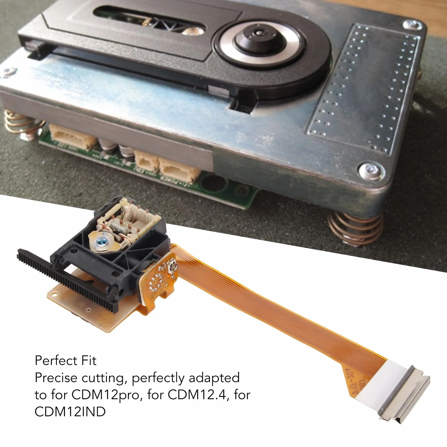 Lente di Ricambio per Pickup Ottico, Ricambio per Riparazione di Parti del Lettore CD Professionale per CDM12pro CDM12.4 CDM12IND