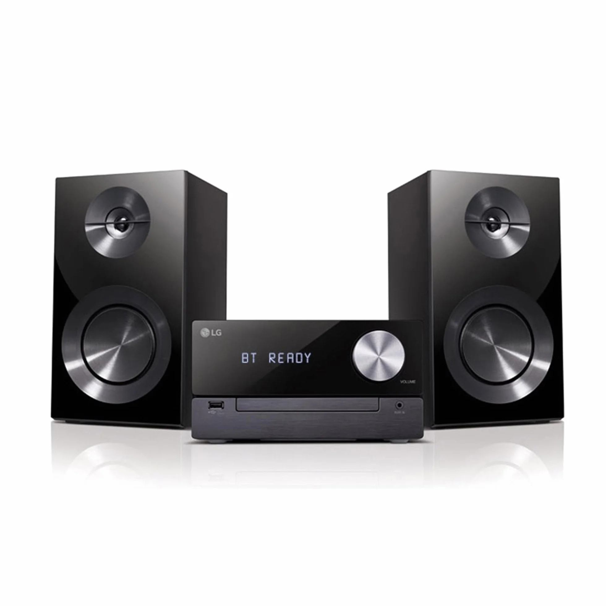 LG Impianto Stereo Casa Micro Hi Fi 2.0 Ch 100W Bluetooth USB CD MP3 DAB+ FM Equalizzatore Nero