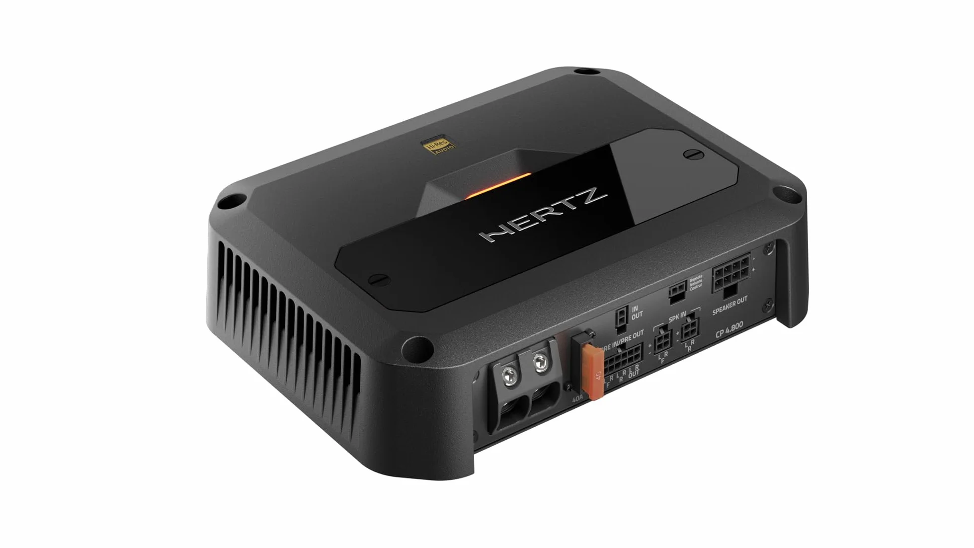 Hertz CP 4.800 – Amplificatore 4 canali 4x190W a 2 Ohm in classe D per sistemi audio ad alta efficienza