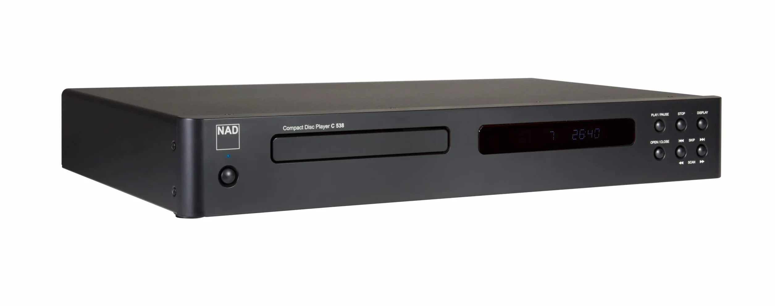 NAD C 538 HiFi Lettore CD Grafite per Desktop