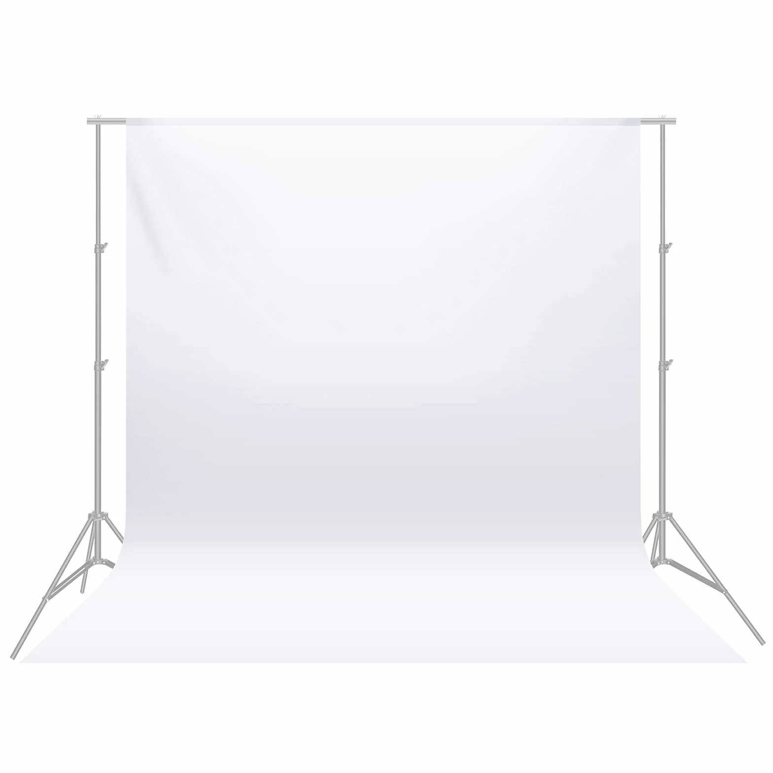 NEEWER Fondale Pieghevole per Studio Fotografico 1,8x2,8 metri in Puro Poliestere al 100% per Fotografia, Video e Televisione (Solo Sfondo) - Bianco