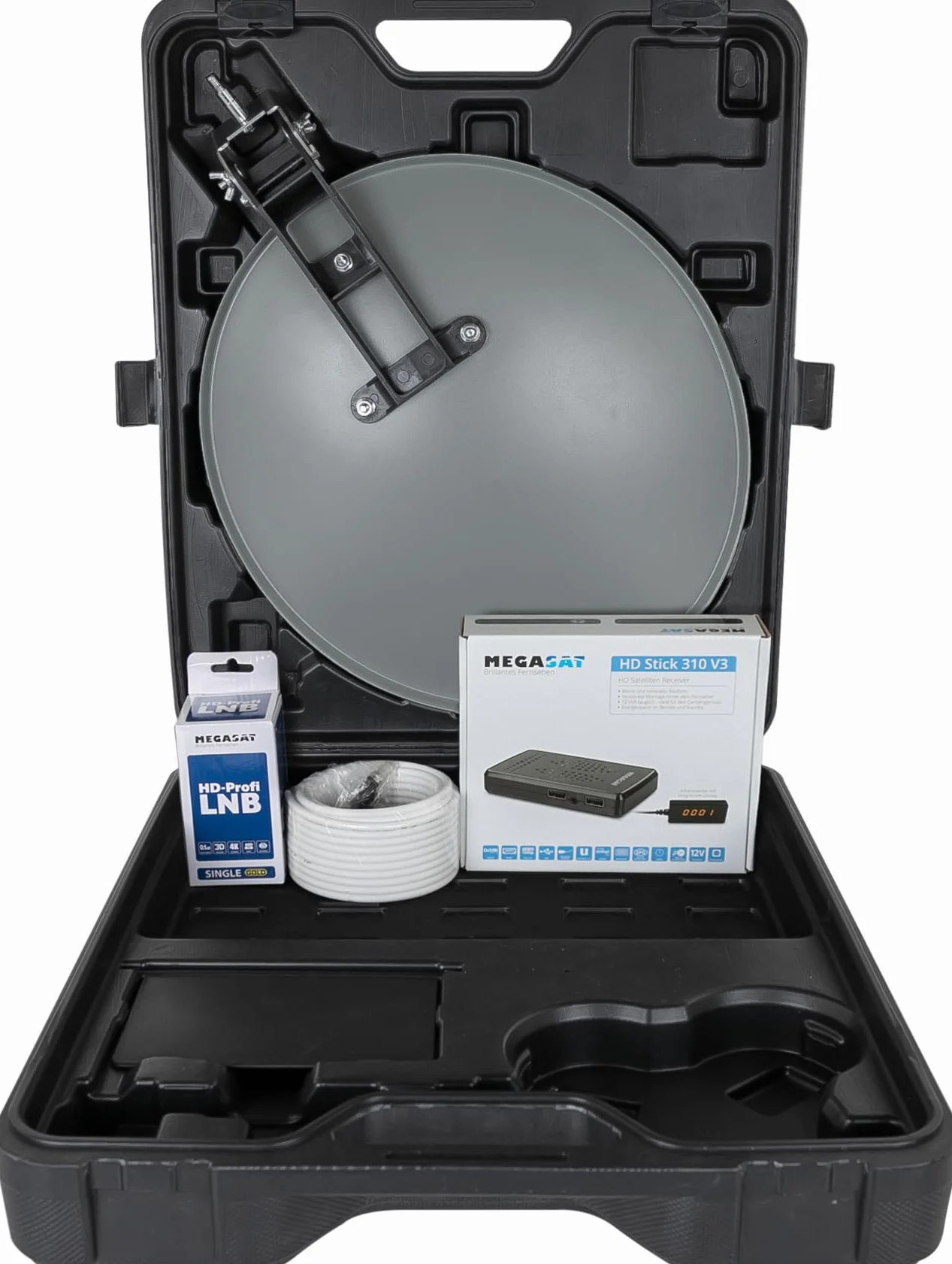 Megasat Imp.SAT.HD con Valigetta compr.Ricevitore HD 510