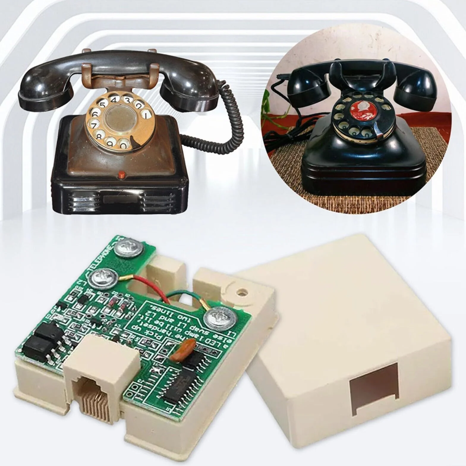 Modulo convertitore da impulso a DTMF con funzione di ricomposizione del dialer telefonico potenziato Dual Tone adattatore multifrequenza per vecchi telefoni rotativi