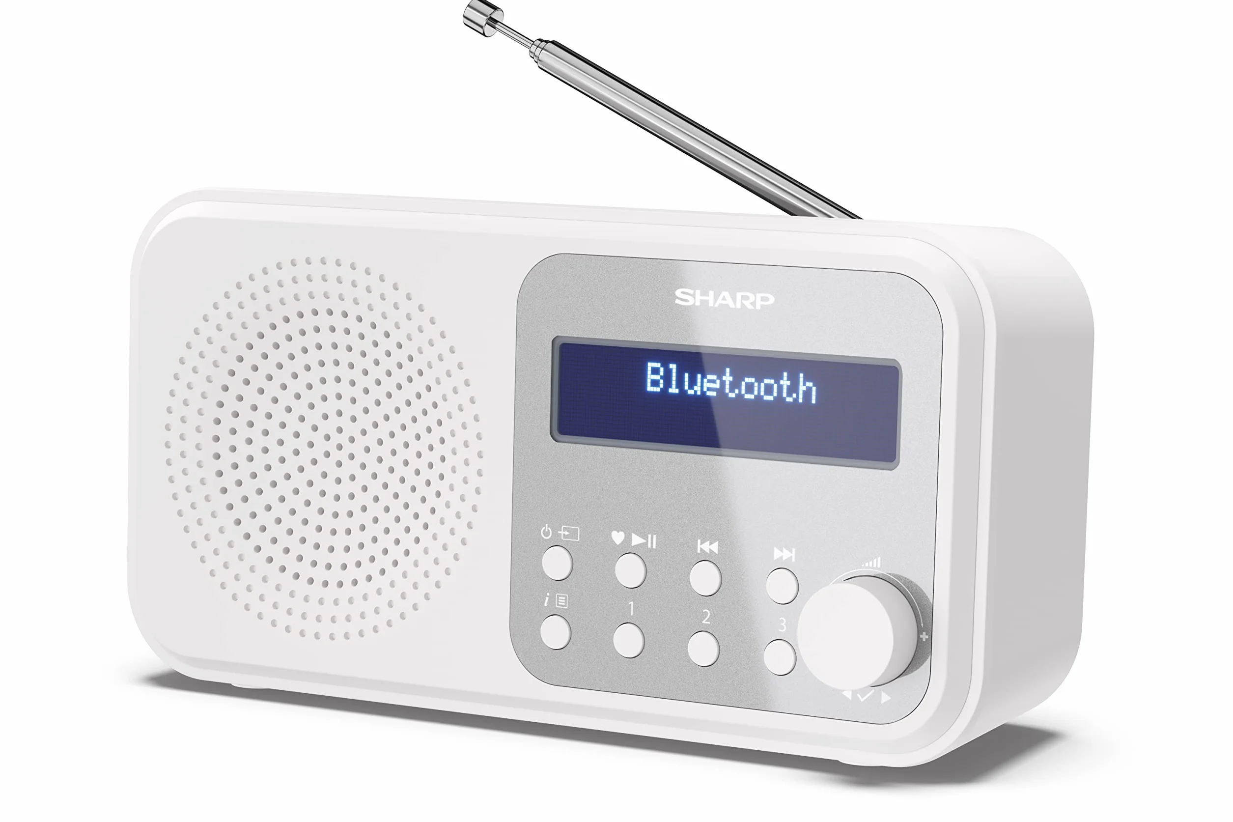 SHARP DP-420(WH) Radio DAB+/DAB/FM compatta portatile Bluetooth USB batteria rosa