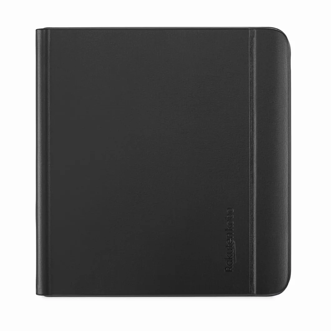 Custodia Notebook SleepCover per Kobo Libra Colour – Nero | Tecnologia Standby/Risveglio | Supporto integrato con 2 orientamenti | Pelle sintetica | Compatibile con eReader