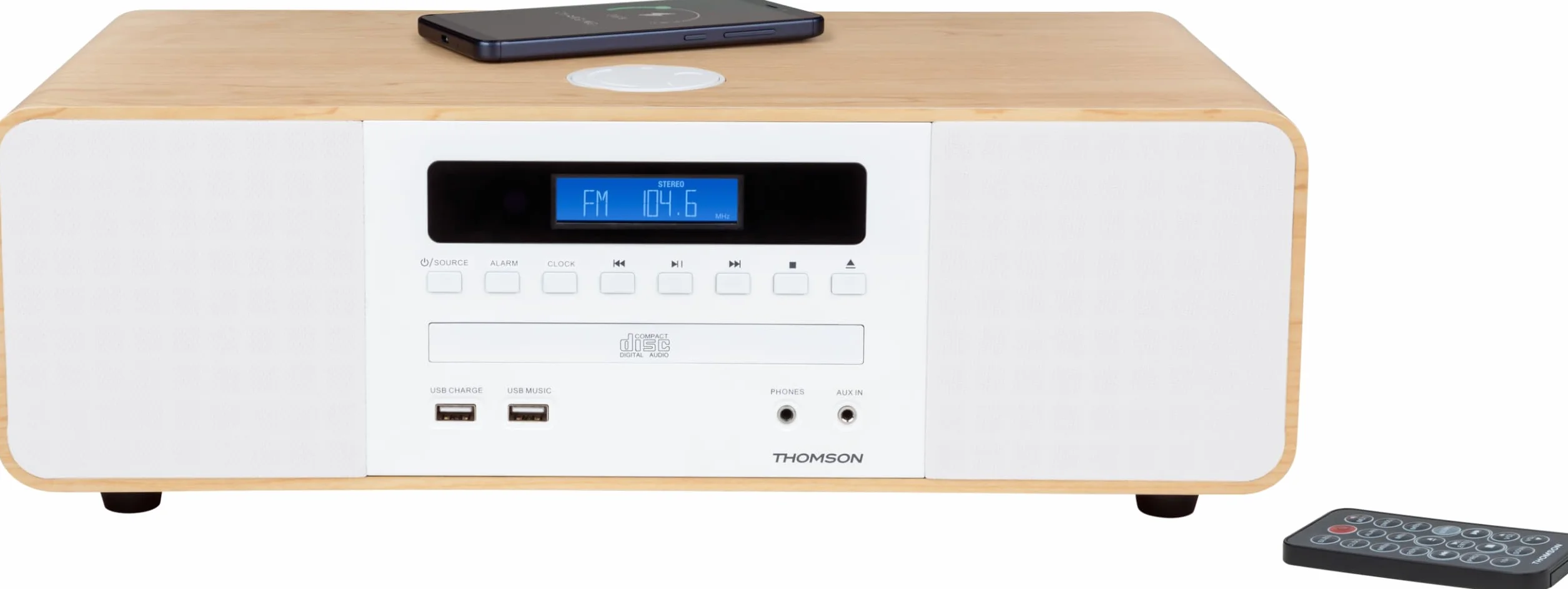 Bigben Interactive MIC201IBT Micro Hi-Fi Bianco Moderno