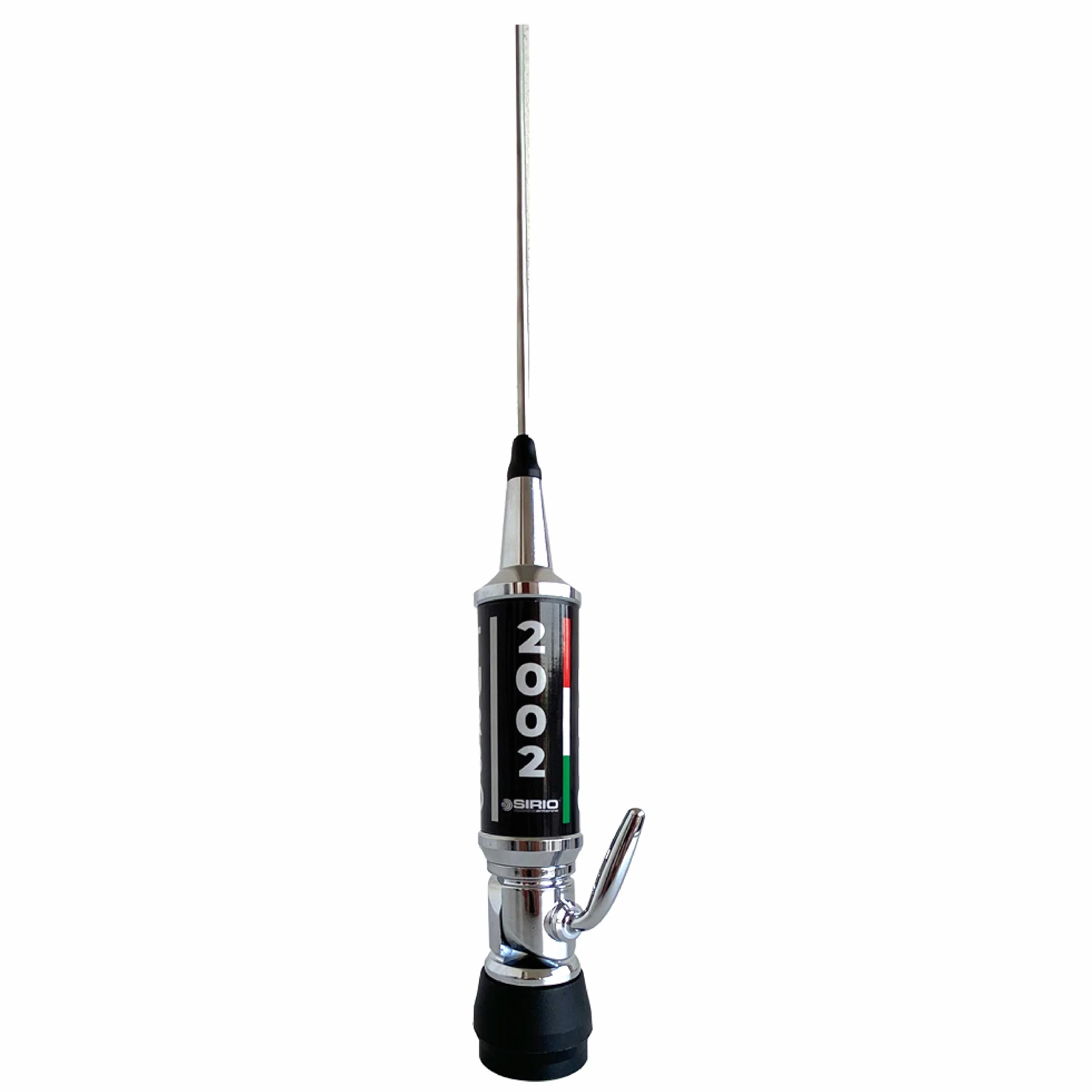 SIRIO ANTENNA CB TURBO 2002 CON ATTACCO PL (Cavo e base magnetica opzionali) (NERO)