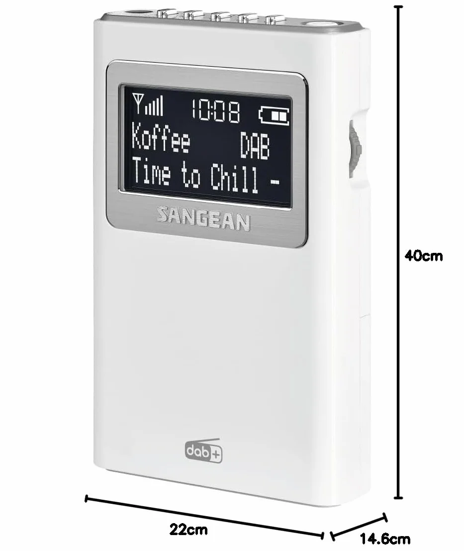 Sangean DPR-39 Radio Bianco