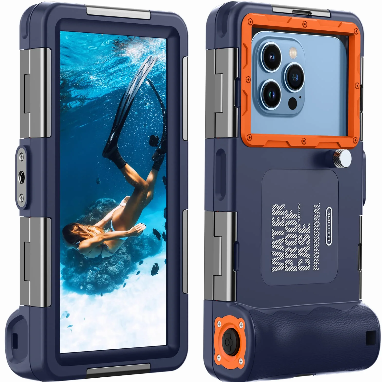 Custodia Impermeabile IP68 15M per iPhone Samsung Huawei Xiaomi 6,9 Pollici Snorkeling Surf