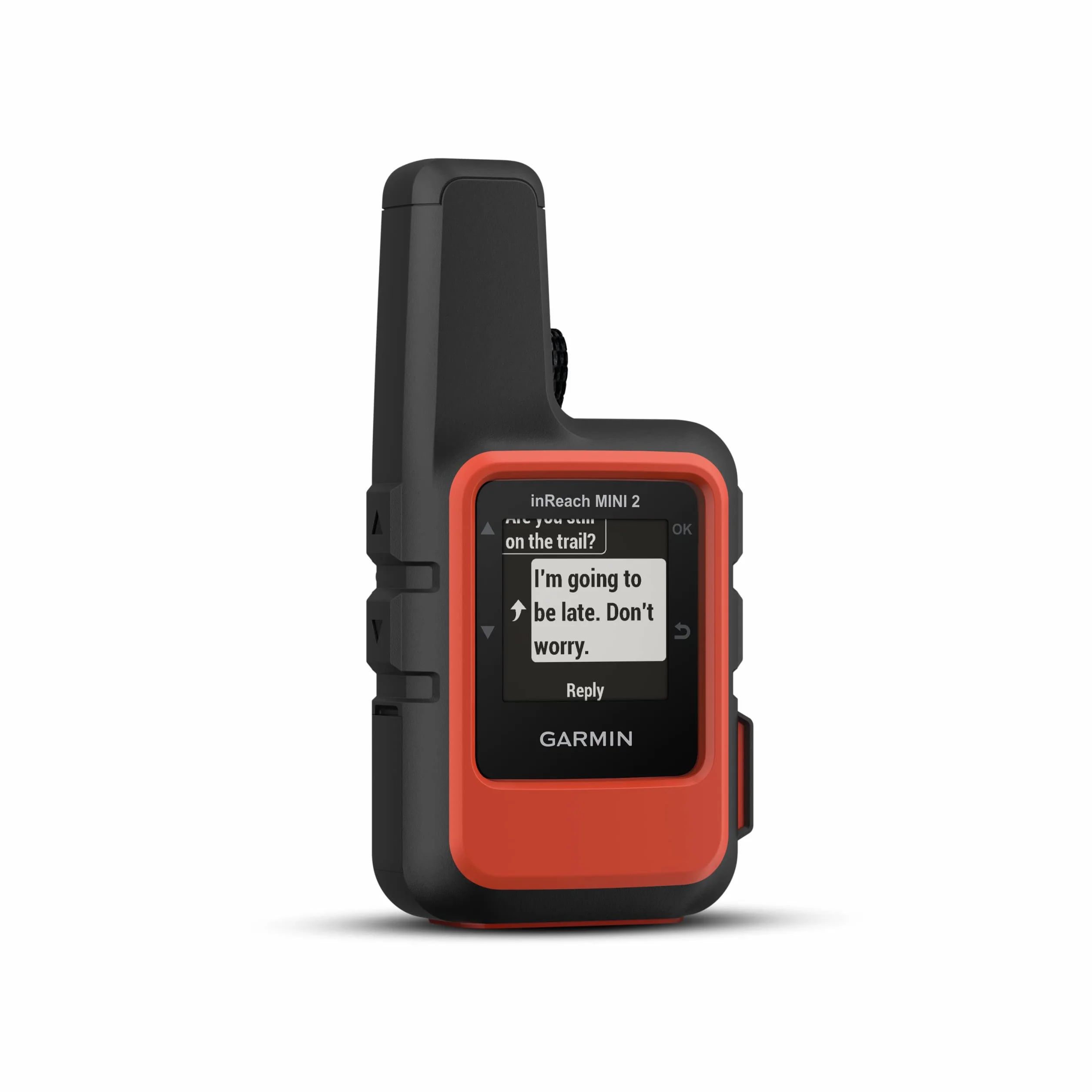 Garmin InReach Mini 2 (Flame Red), Comunicatore Satellitare, Copertura Iridium, Invia e ricevi messaggi, Lancia SOS, LiveTrack, TracBack, Autonomia fino a 14 giorni