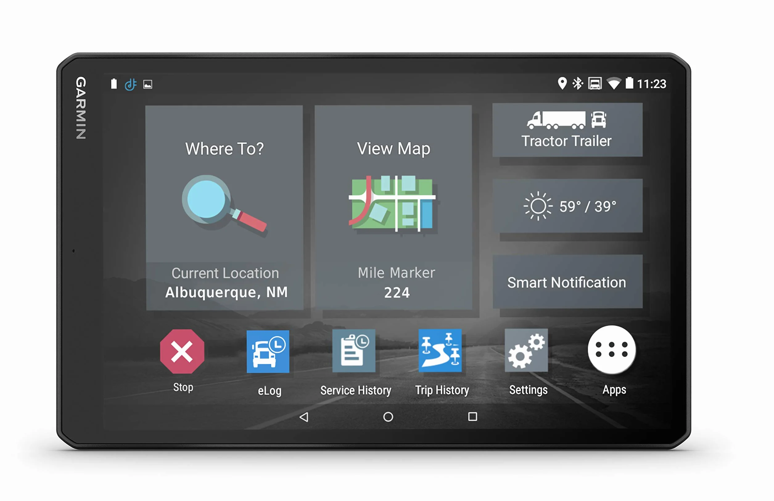 Garmin dēzl LGV1000 MT-D, Infotraffico DAB, Display da 10", Mappa Europa, Navigazione in base a dimensioni, peso e carico, Truck Parking Europe