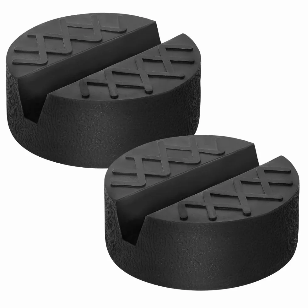 2 Pezzi Tampone in Gomma per Cric, Supporto Universale per Auto Fino a 3 Tonnellate