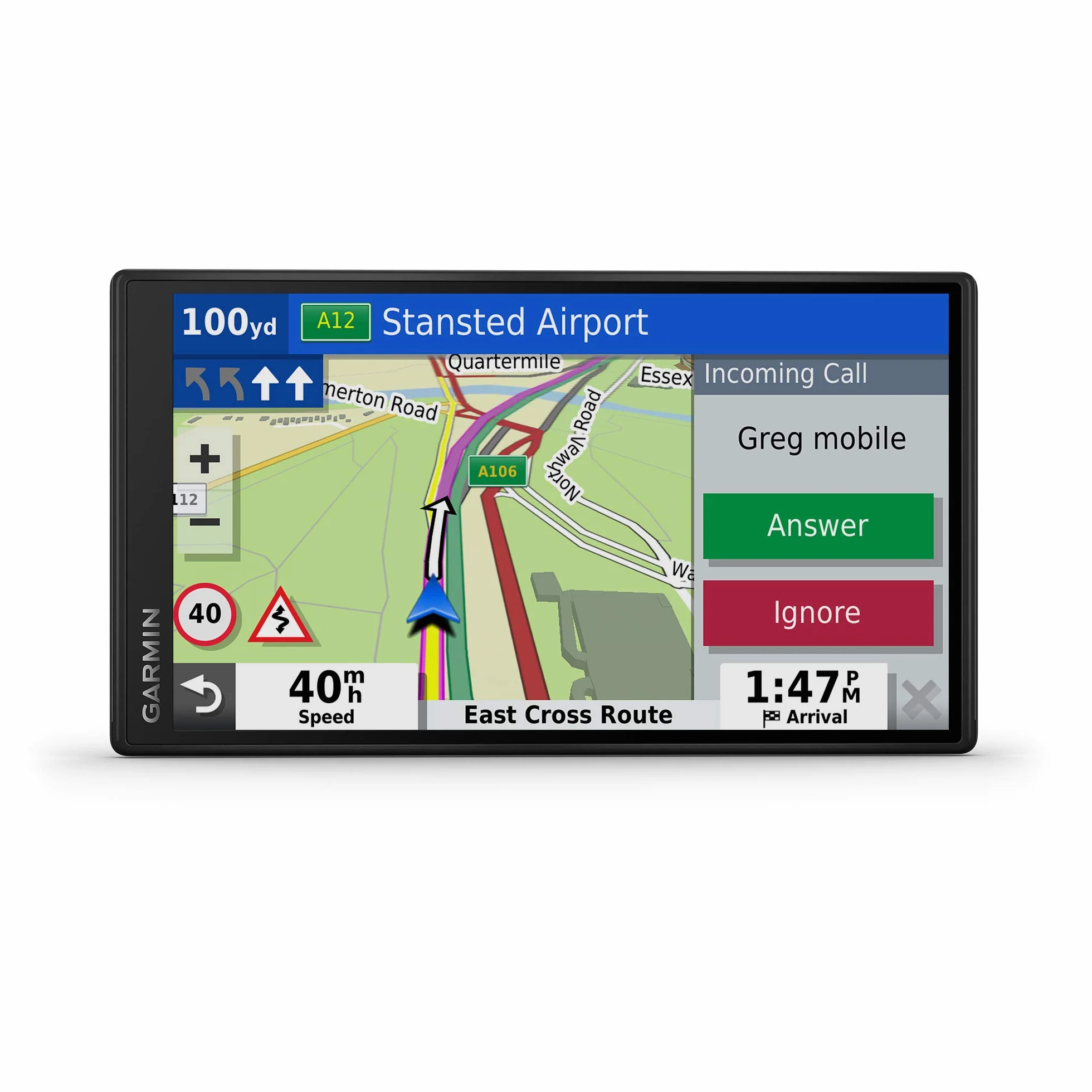 Garmin DriveSmart 55 EU LMT-S Navigatore Auto con Mappa Europa 3D, Schermo Touch 5.5", Vivavoce, Infotraffico e Servizi Live via Smartphone