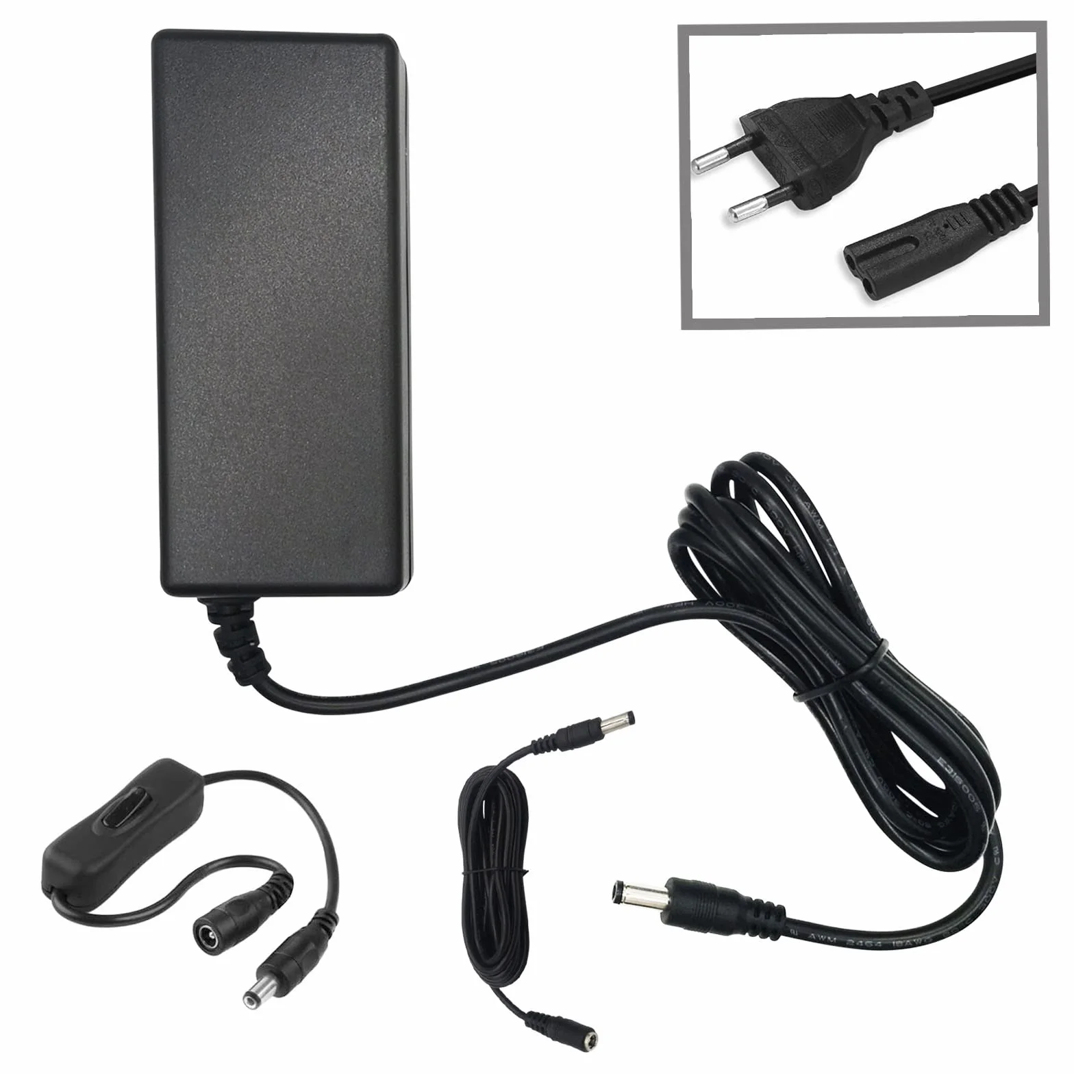 myVolts Alimentatore/Caricabatteria da 12V compatibile con LaCie LaCinema Classic 1TB Lettore multimediale - presa italiana - Premium