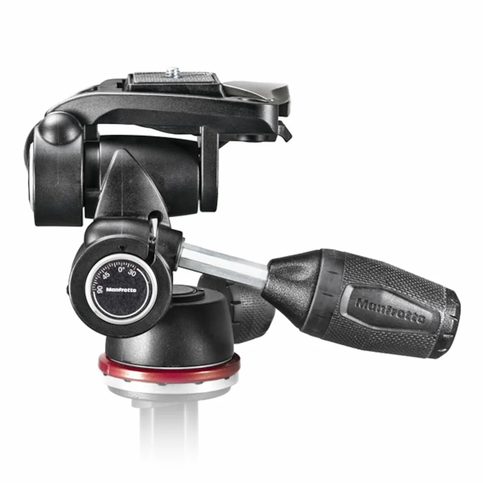 Manfrotto MH804-3W Testa a 3 Vie con Leve Richiudibili, Nero