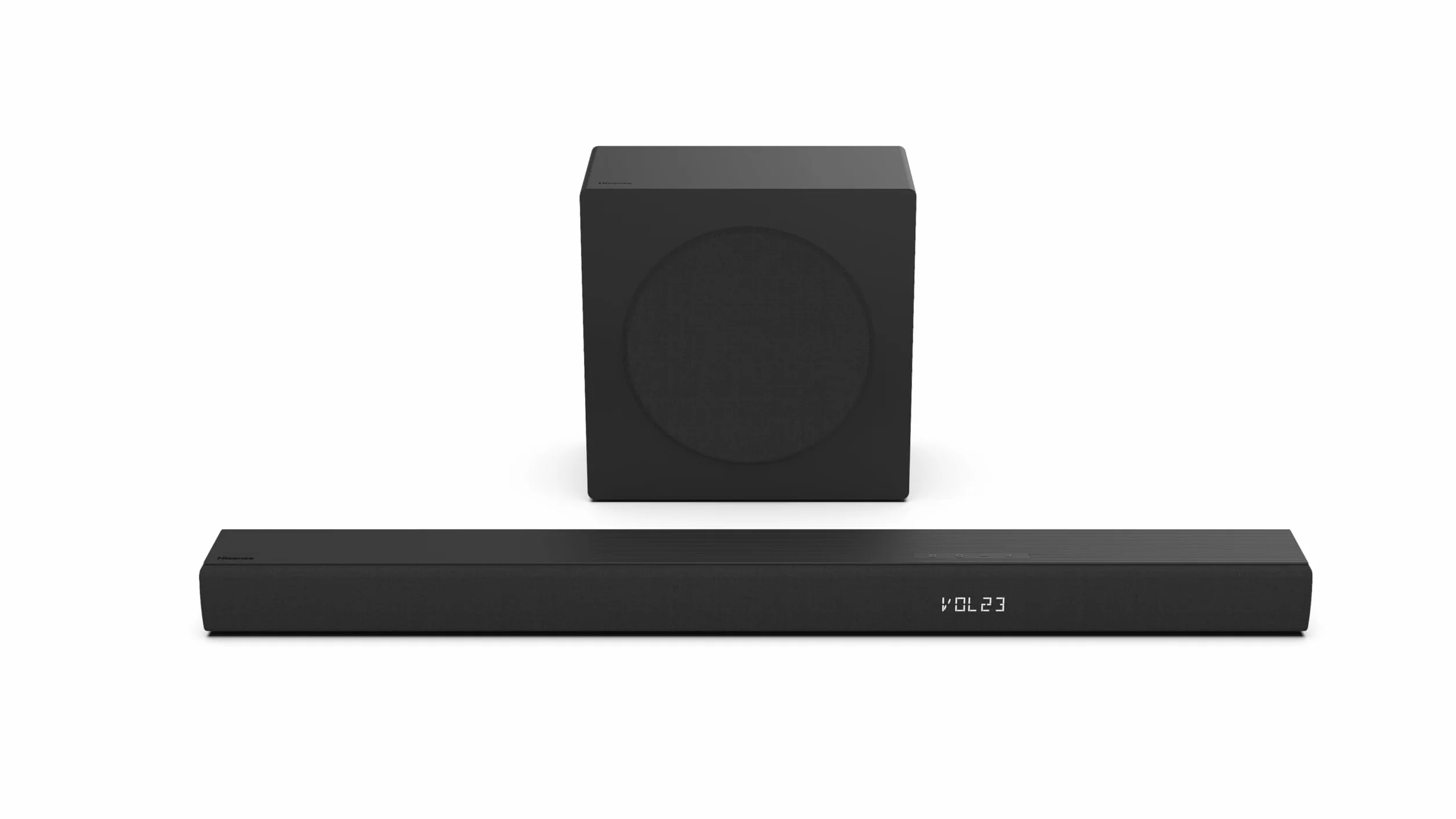 Hisense HS3100 Soundbar 3.1, Potenza 480W, Subwoofer Esterno wireless, Supporta Dolby Digital e DTS Virtual :X, Bluetooth, HDMI, USB, Ingresso Audio Ottico