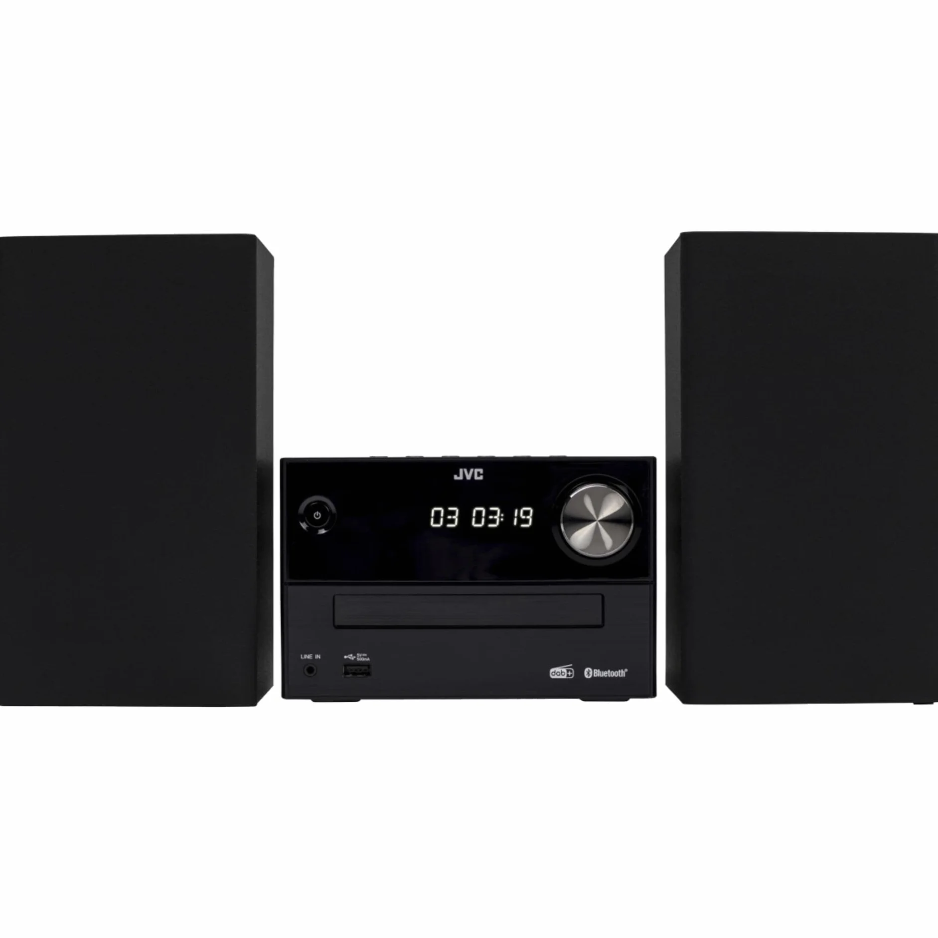 JVC UX-C25DAB - Sistema Micro HiFi con CD, USB, Bluetooth, DAB+, FM, Line-In e Telecomando IR, Nero