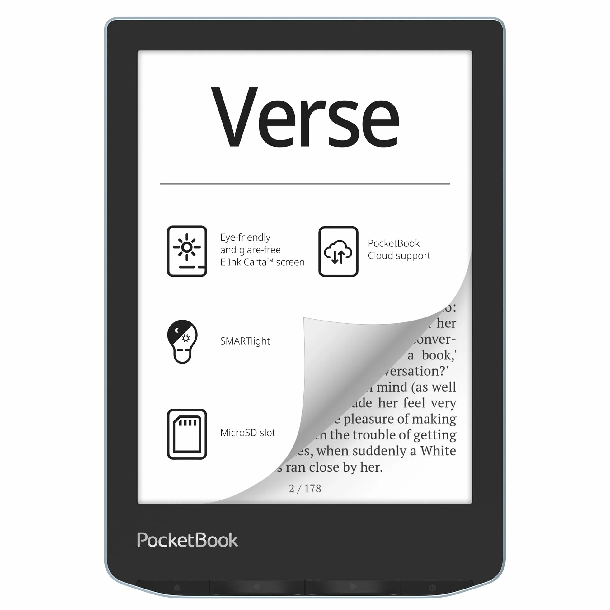 PocketBook Liseuse fresco 8 Go Wifi Noir