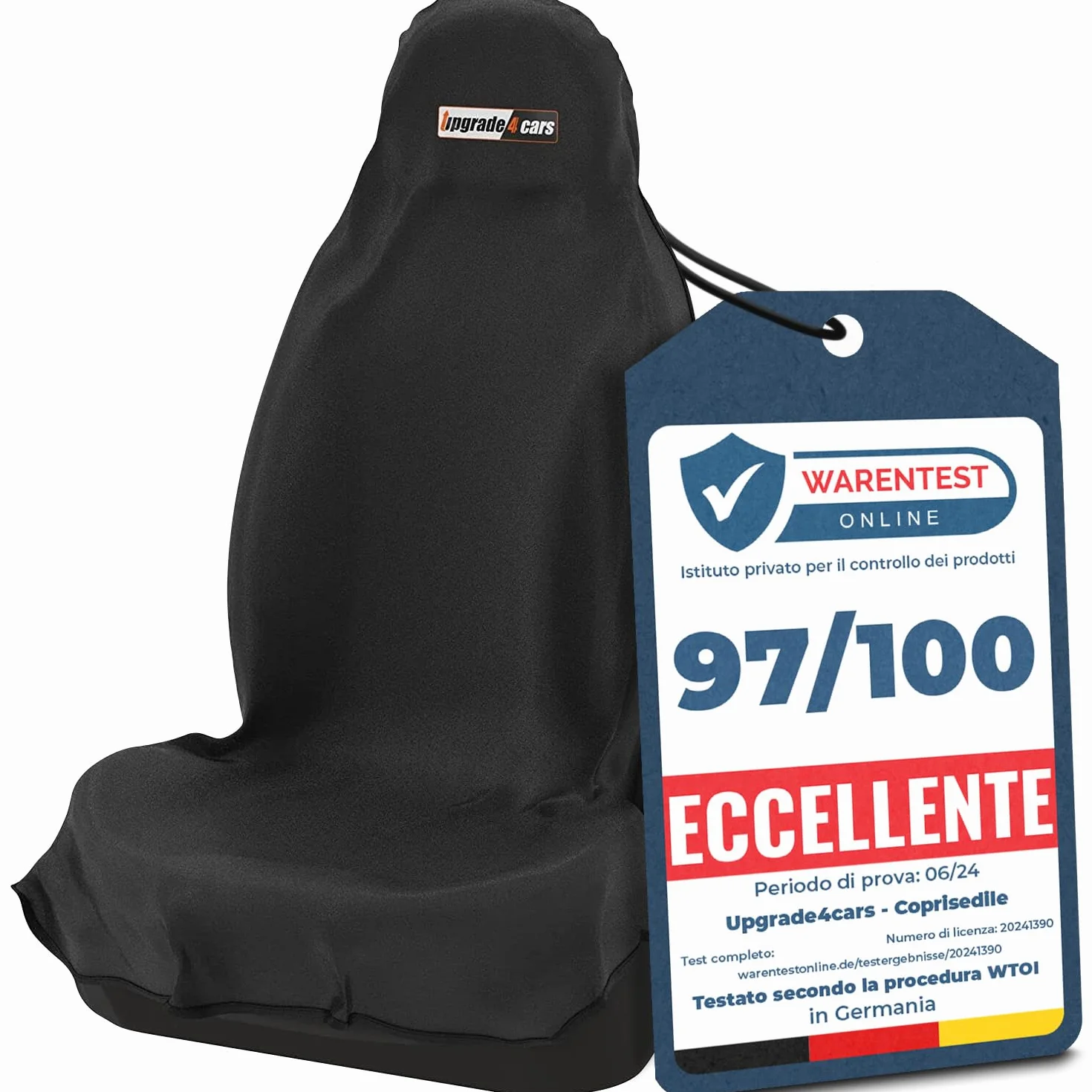 Coprisedile Universale Auto Anteriore Impermeabile Protezione Sedile Guidatore Singolo