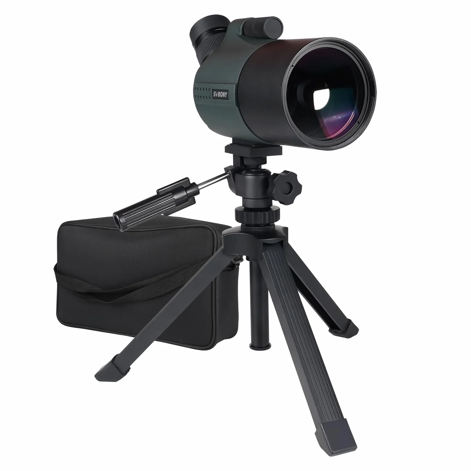 Svbony SV41Pro Mak Cannocchiale con Treppiedi, 28-84X80 FMC Messa a Fuoco a Doppia Velocità, Telescopio Spotting Scope Compatibile Con la Fotocamera WIFI SC001, per Tiro a Segno, Caccia, Birdwatching