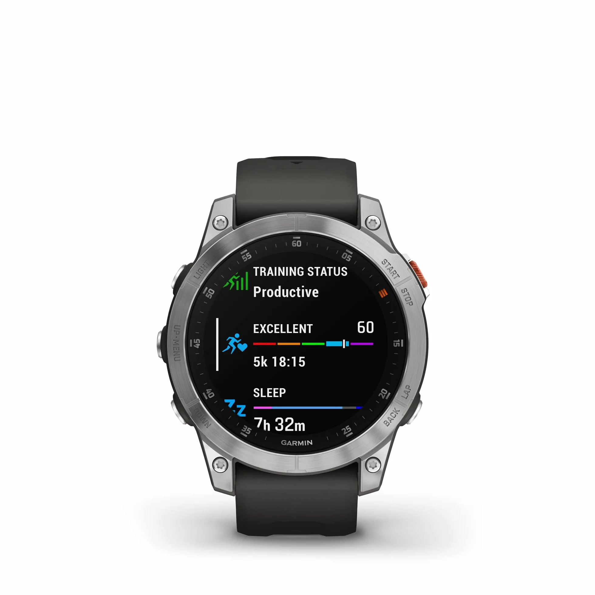 Garmin epix (Gen 2), Smartwatch, 47mm, Display AMOLED 1,3", Touchscreen, +30 Sport, GNSS multi-band, Cardio, SpO2, Mappe, Musica, Garmin Pay, Autonomia 16 giorni (Slate & Steel)