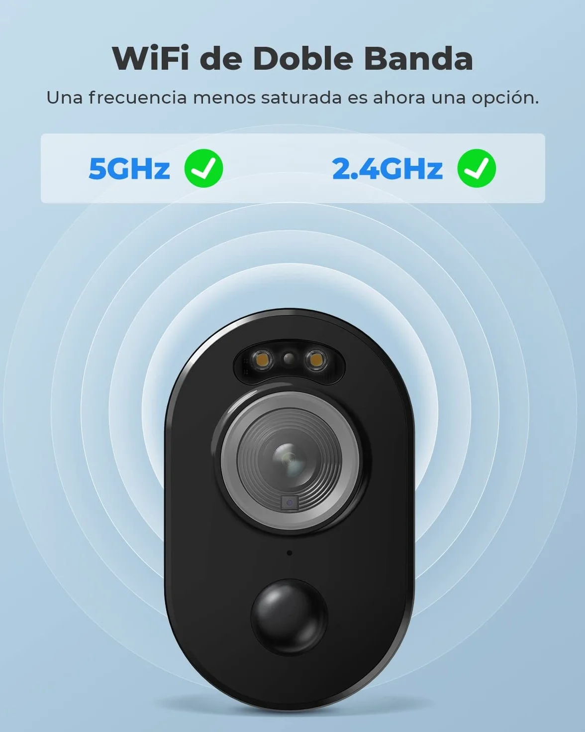 Reolink 8MP Telecamera WiFi Esterno Senza Fili, Argus 3 Ultra Videosorveglianza WiFi 2,4&5 GHz con Batteria e Pannello Solare, Rilevamento, Visione Notturna a Colori, Cloud/Alexa (Ricondizionato)