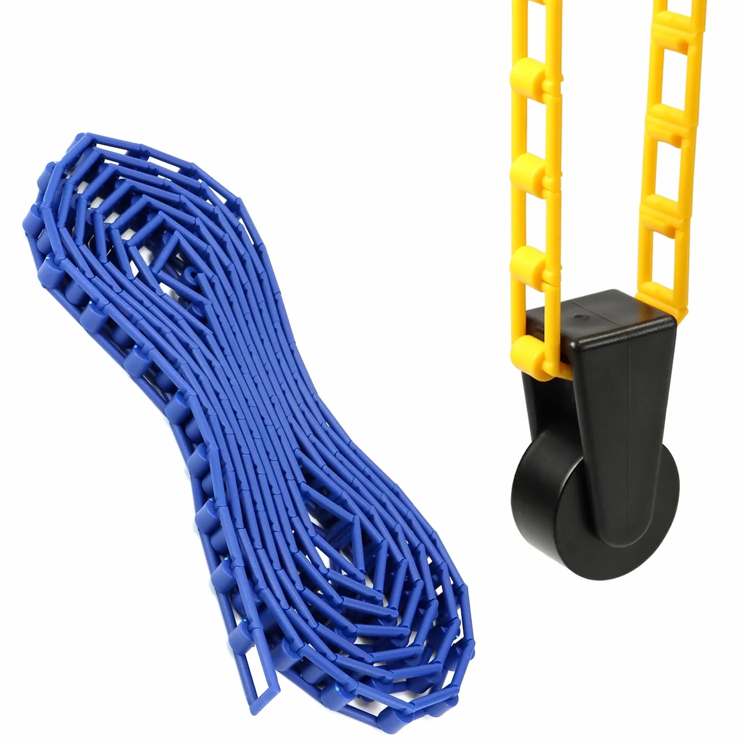 QWORK® Supporto per appendere fondali fotografici per 3 rotoli - montaggio a parete/soffitto - adatto per rotoli con diametro interno di 50/60 mm - carico sicuro di 10 kg per rotolo