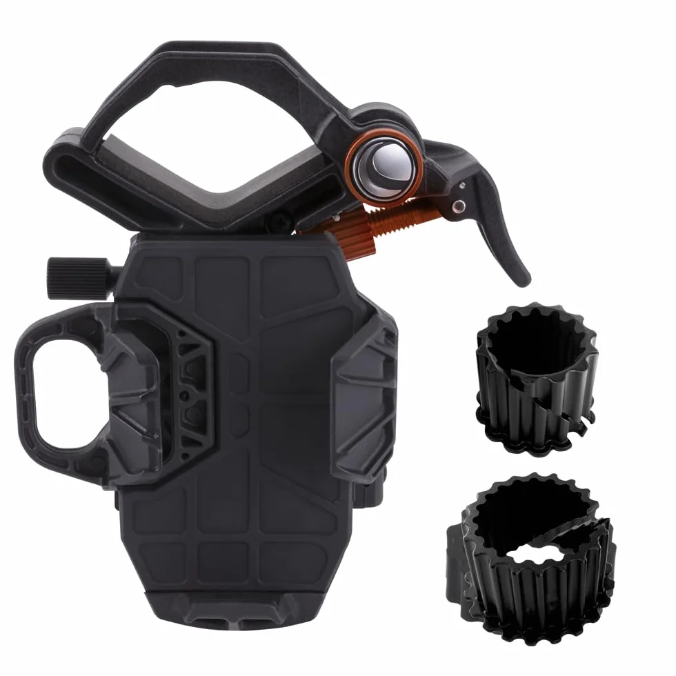 Celestron 81055 NexYZ Adattatore universale per smartphone a 3 assi, design brevettato - funziona con telescopi, cannocchiali, binocoli, monocoli e microscopi, nero