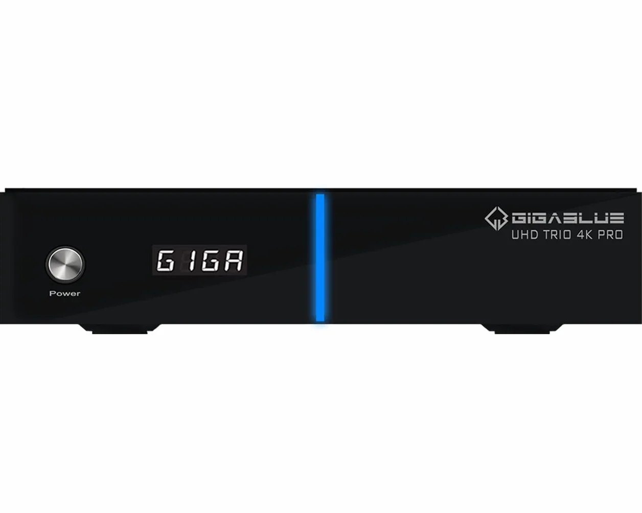 GigaBlue UHD Trio 4K PRO - Combinazione di sintonizzatori, W-LAN 1200Mbps, 1 x sintonizzatore DVB-S2X, 1 x sintonizzatore DVB-C/T2, nero