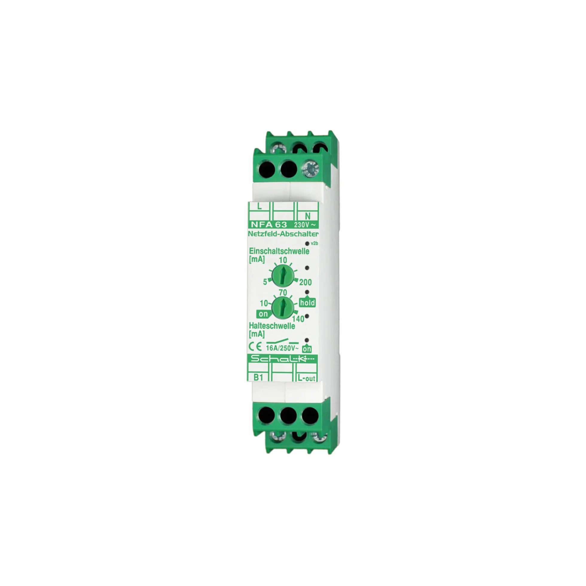 Schalk NFA 63 interruttore automatico verde 230VAC