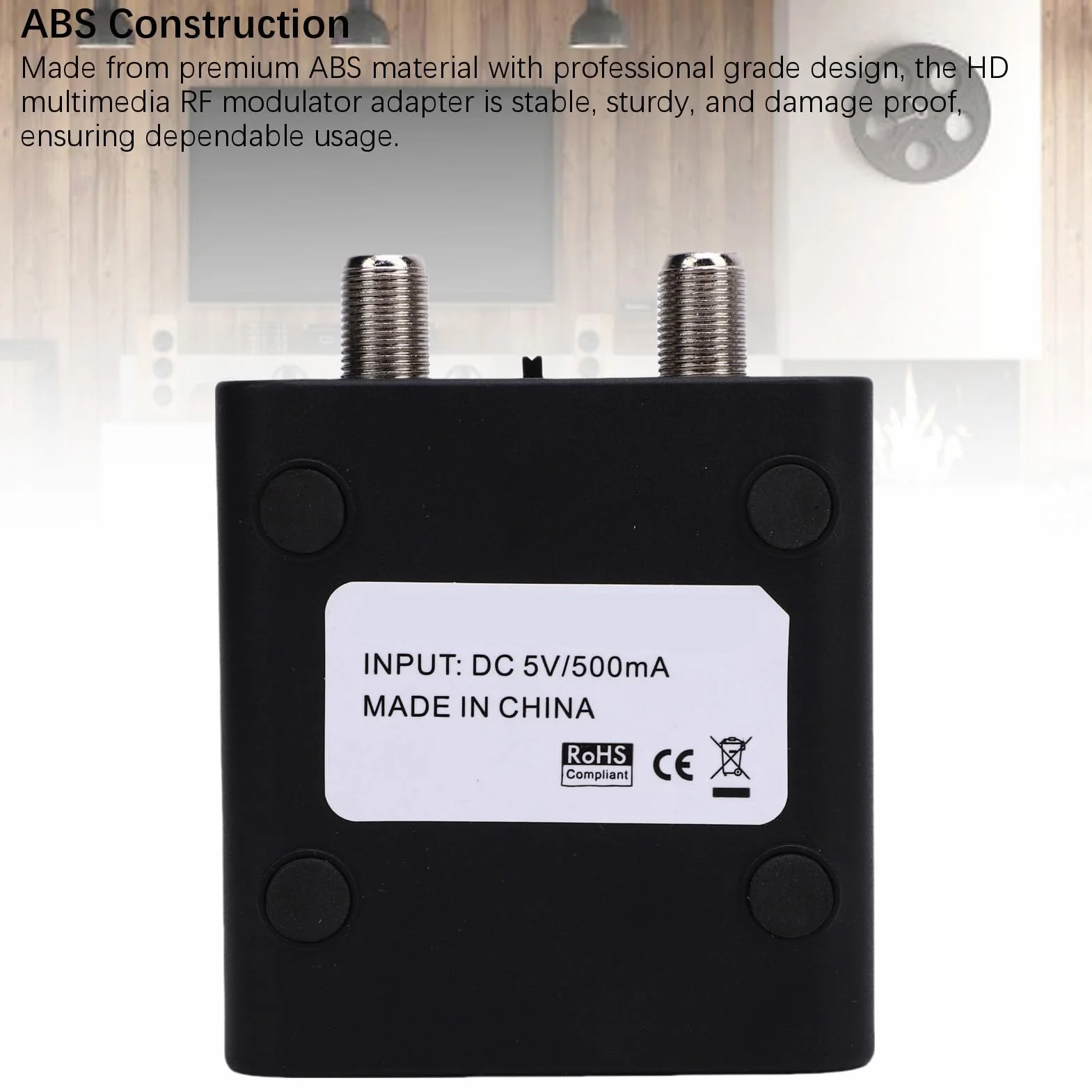 Elprico Modulatore HDMI a RF, Interfaccia Multimedia HD, Output 1080p NTSC PAL, Frequenza VHF